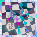(専用)☯️🩵チャイナイヤリング💜🦋