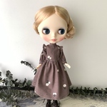 レギンス&ショルダーフリル付ワンピースセット