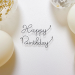 誕生日　飾り　Happy  Birthday　ハッピーバースデー　バースデーフォト　ワイヤークラフト　ワイヤーアート　ハーフバースデー　飾り付け　風船　バルーン　ファーストバースデー　お名前オーダー