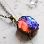竜の炎 シンプルネックレス :antique gold