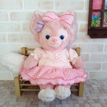 Sリーナベル フラワーリボン柄シャツ＆ フリフリスカートセット