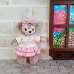 ぬいば シェリーメイ フラワーリボン柄シャツ&フリフリスカートセット