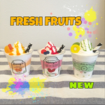 ハンドメイド△▼ cafeドリンク フルーツフラペチーノセット