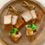 食パン　エビフライ　チャーム　フェイクフード　フェイクスイーツ　ミニチュア　食品サンプル