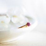 July birthstone(７月)/ルビーリング/4mm 14kgf 