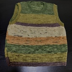 ハンドメイド　ニット　ベスト