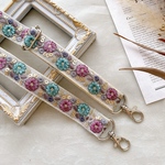  【インド刺繍リボン】ショルダーストラップ　スマホショルダー