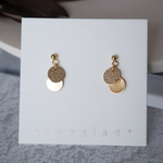 星屑のまるピアス イヤリング【プレゼント シンプル 金属アレルギー ゴールド 大人可愛い】