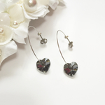 スワロフスキーのフープピアス♡