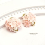 【♡13】樹脂粘土　桜ブーケ　パーツ（2ｹ）ハンドメイド　アクセサリー素材