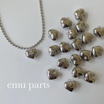 stainless Heart charm