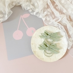 velvet ribbon -pistacchio-