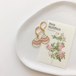 小ぶりビーズアート˚‧ 𓆸ピアス&イヤリング