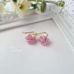 小さな小さな 鞠桜ピアス🌸　桜