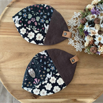  【訳ありセール】ほっこり🍃はっぱコースター　２枚セット　