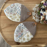 ほっこり🍃はっぱコースター　２枚セット　