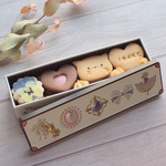 ハートにゃんこビジュー缶（名入れ可）【クッキー缶】猫
