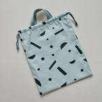 【お値下げ】お着替え袋  体操着入れ  ペールグリーン  入園セット 入園3点セット【2300円→1600円】