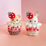 🍓 Sylvanian Families  赤ちゃん　カップケーキ　2着【シルバニアファミリー　シルバニア　赤ちゃん　着せ替え　着せ替え服　コスバニア】