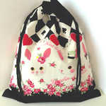 可愛い♪うさたん♡お着替え袋・体操服袋