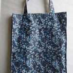 マチ付きバッグ*リバティ*Wiltshire*ネイビー*33×30×5
