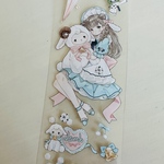 抱抱玩偶　人物系　女の子マステ　海外マステ　切り売り　1ループ　装飾系