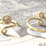 HAMMERDピンキーリング２個セットB♪ファランジGOLD