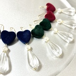  【Valentine】【各色1点】❤️フロッキーハートピアス