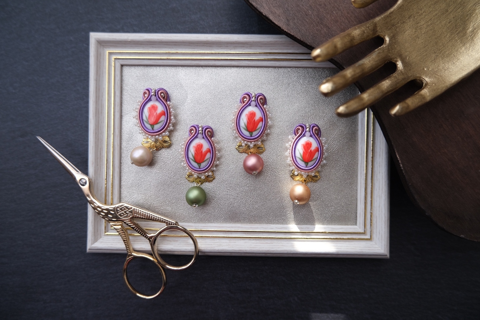 ソウタシエ アクセサリーセット パープル ソウタシエ アクセサリー セット パープル フラメンコ ダンス