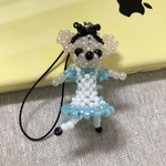 アリス風★ビーズのチワワちゃんストラップ