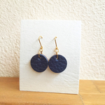 まるピアス(ネイビー)