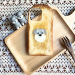 《受注制作》食パンアートのスマホケース＊シュナウザー