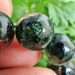 グリーンガーデンクォーツ 庭園水晶 10.5ミリ K00621◆透明感◆仕事運◆金運◆ブレスレット パワーストーンブレスレット