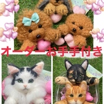 sky様　おてて付き羊毛フェルト
