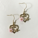 フラワーbutterfly ピアス