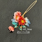 【Silk Hana】No.23鮮やかなボタンのかんざし！