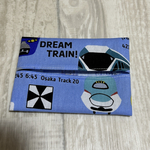 ミニ ティッシュケース 電車 ブルー 