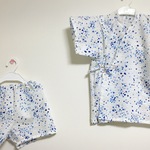 甚平♡斑点 白