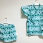 甚平♡タツノオトシゴ グリーン