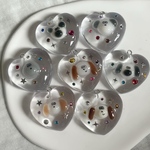 dog keychain -marble-