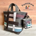 tuttifun＊check pattern bag  +  mini bag  #03
