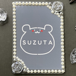 薔薇×パール　硬質カードケース　黒　トレカ　ブロマイド