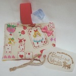 保冷剤バンド（ランチベルト）　 アリス　赤