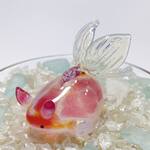 ［専用］Uo302［金魚］宇宙を宿すガラスのウミウシ