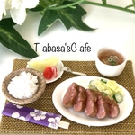 hand madeミニチュア ドールハウス　ご当地名物　宮城県　牛タン定食