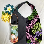 専用オーダー⚫︎商品2点セット⚫︎ハワイ生地　ワンショルダートートバッグ  ショルダーバッグ　サブバッグ　保温保冷ペットボトルホルダー