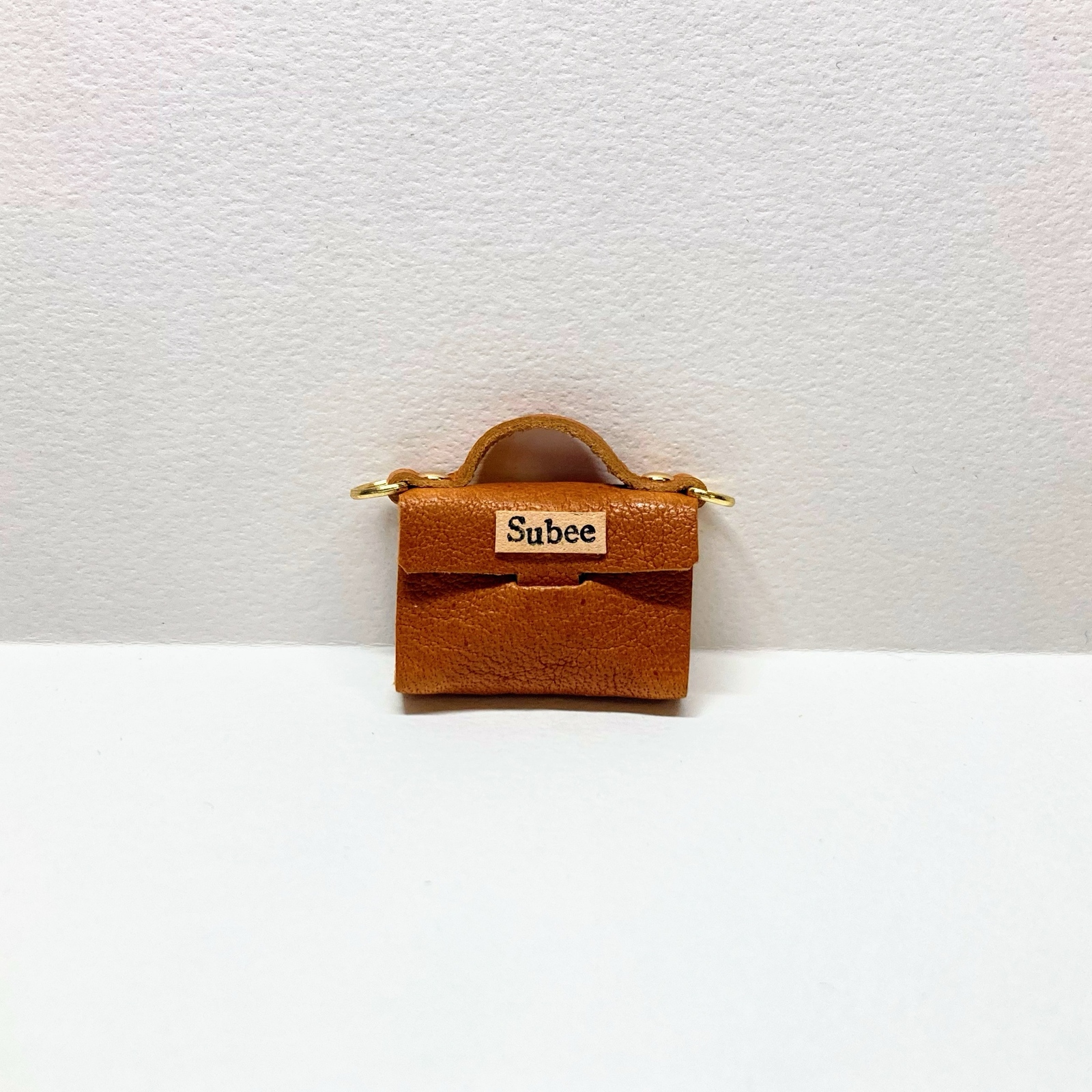 小さなサッチェルバッグ（キャメル） - Subee | minne byGMOペパボ