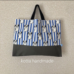 new///わぉ！わんちゃん ハンドメイド レッスンバッグ