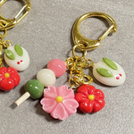 《受注生産》和菓子のキーホルダー　フェイクスイーツ