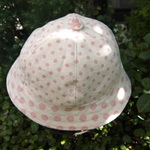 【h様オーダー品】ベビー*ピンクドット*の帽子50㎝